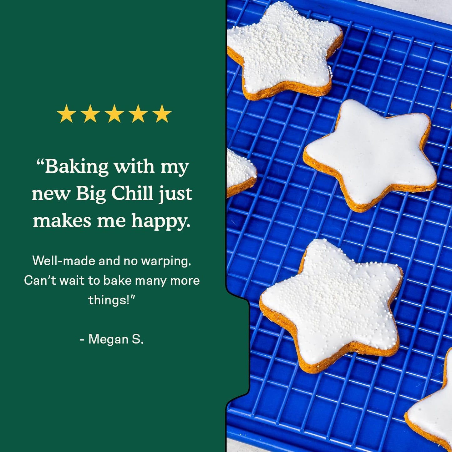 Great Jones Big Chill Wire Cooling Rack (Raspberry) – 16.9" × 11.4" Heavy-Weight Aluminized Steel,Nonstick Baking Rack – Oven Safe 450 °F, Bacon & Cookie Cooling Rack – Fits Half Sheet Pans