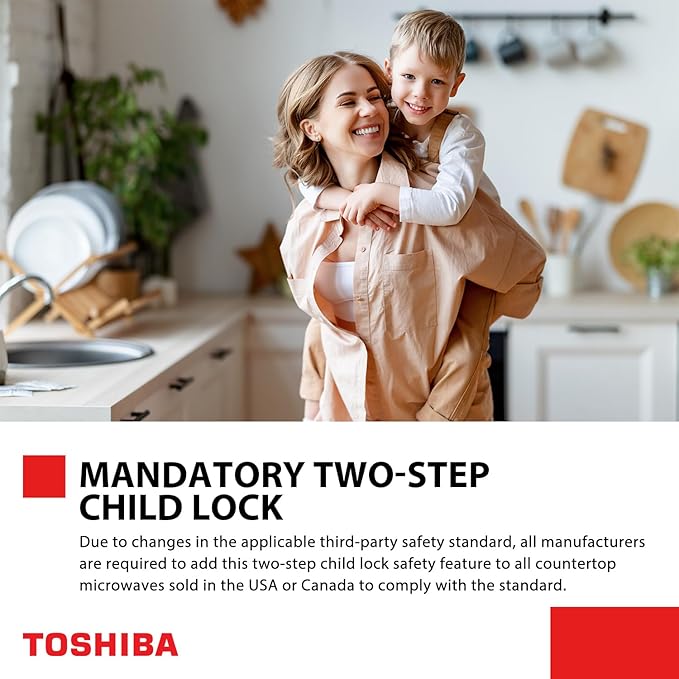 TOSHIBA OptiChef Air Fryer Combo Countertop Microwave Oven with 2.4-Inch Color Screen, Origin Inverter Technology, Smart Sensor, Compatible with Alexa, 1100W, 1.3 Cu.Ft, Silver ML2-STC13SAIT(SS)