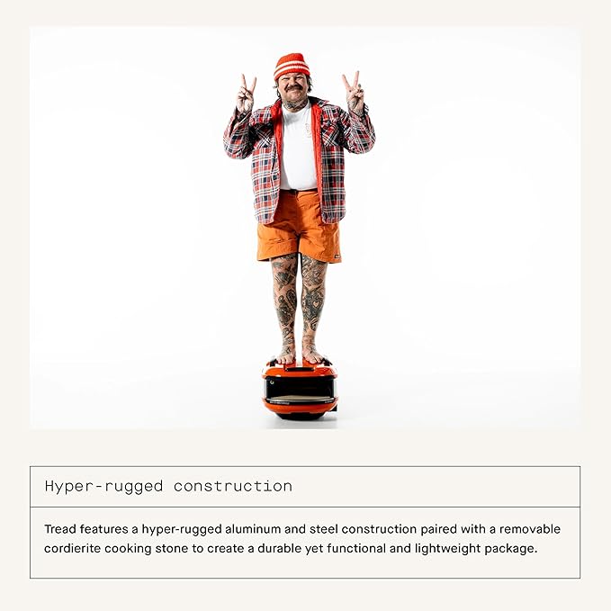 Gozney Tread Pizza Oven x Matty Matheson, Orange, makes 12" pizza