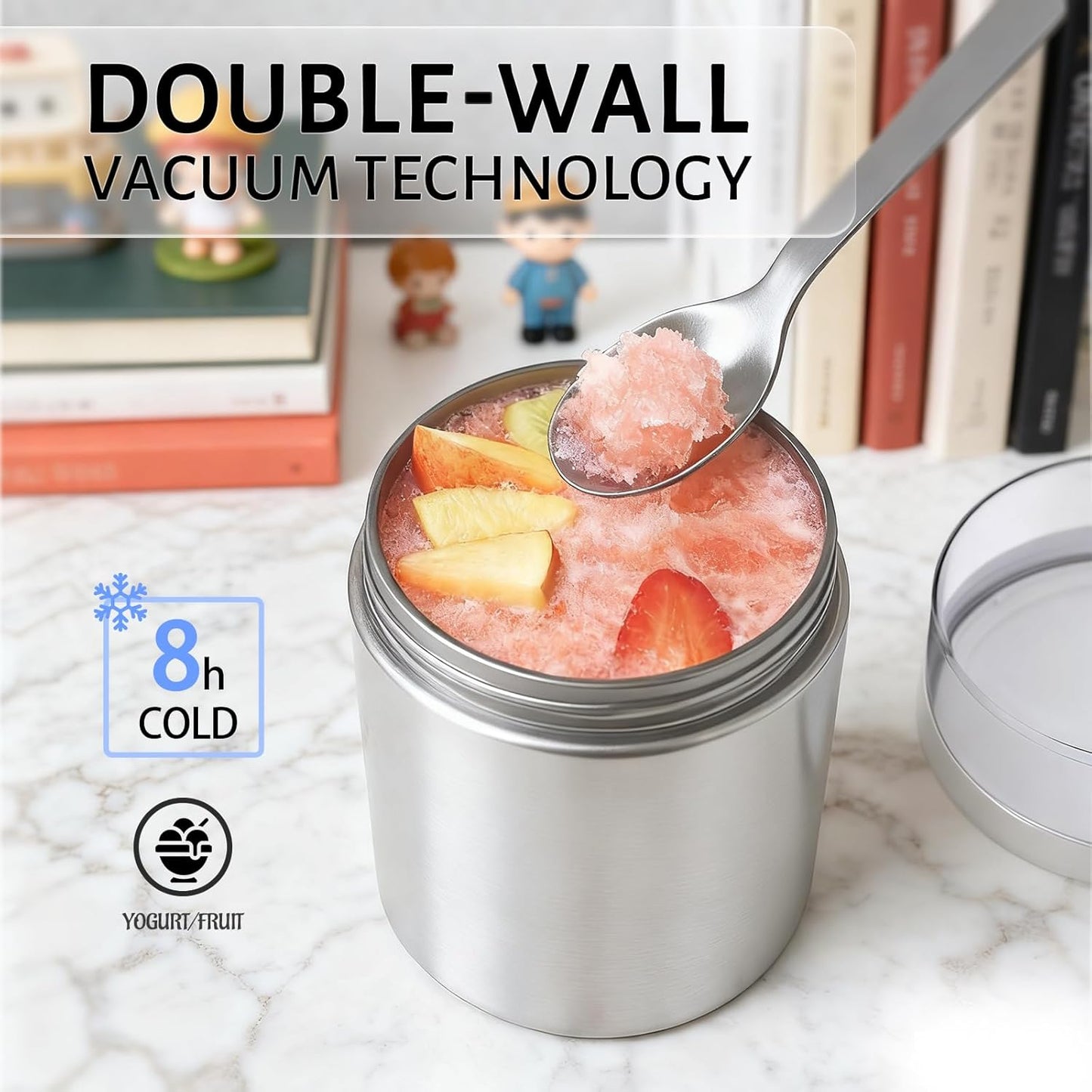 Stainless Steel Bento Box Set for Adult - 42oz Leak-Proof Lunch Box Containers with Thermo, Insulated Bag for Work Travel Dining Out