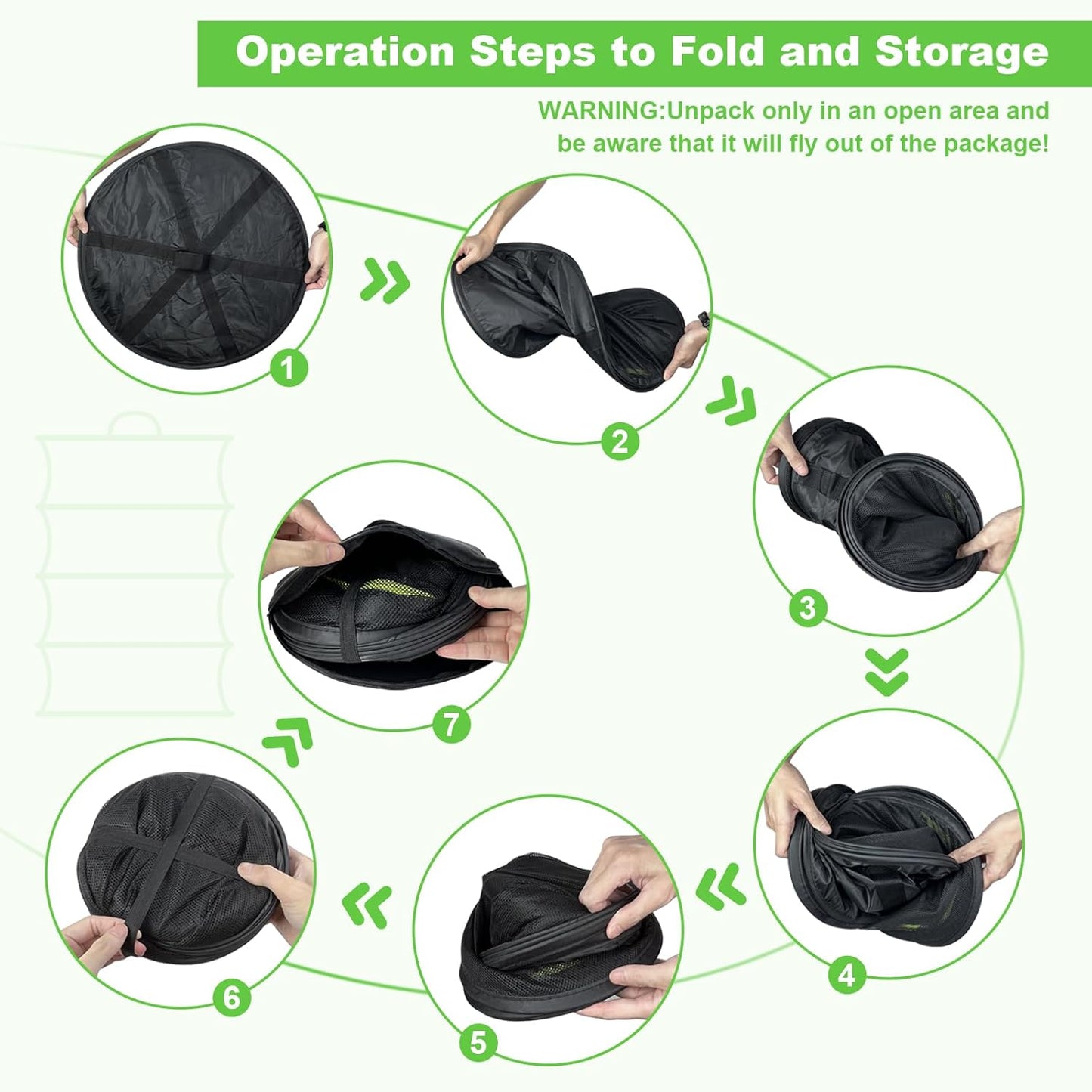 Herb Drying Rack - Mesh Drying Rack - Herb Drying Rack Hanging with Green Zipper & Garden Pruning Shears for Drying Herb - Hanging Drying Rack - Plant Drying Rack (8 Layers)