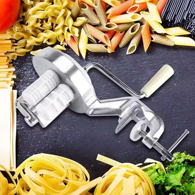 Manual Pastas Maker Hand Cranks Noodles Machine With Multiple Molds Noodles Press Tool For Homemade Pastas