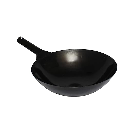 Thunder Group IRWK001 Taiwan Wok, 14" Dia., Heavy-Duty Iron
