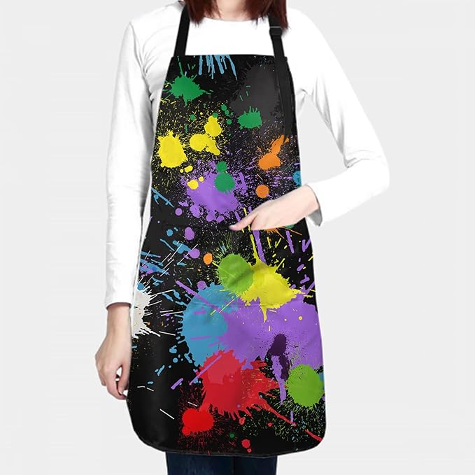 Funny Animal Apron with 2 Pockets Waterproof for Men Women Kitchen Garden Decor