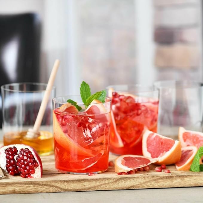 Krosno Mixology Cider Glasses, 16.9 oz Set of 6, Quality Glass, Elegant and Modern Design, Ideal for Cider, Beer, Cocktails, Made in Europe