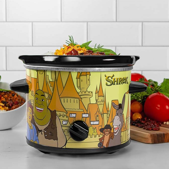 Uncanny Brands Shrek 2qt Slow Cooker - Small Kitchen Appliance
