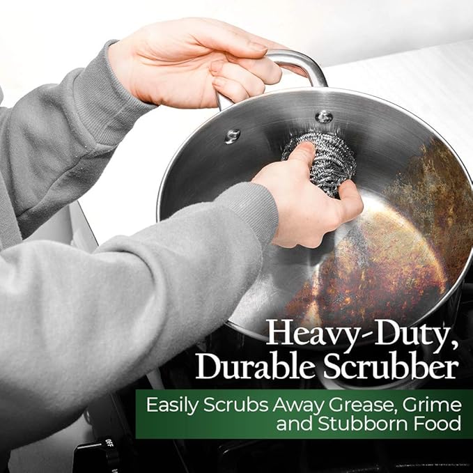 Stanley Home Products Stainless Steel Kitchen Scouring Cleaners (2 Cleaners Included)