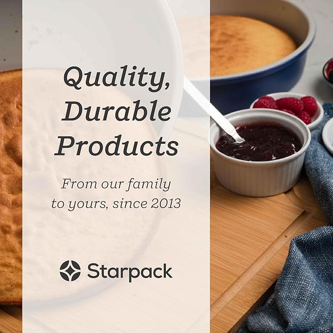 Starpack 'Bakers Gonna Bake' High Performance Nonstick Baking Sheet Pan set of 2 with Wire Rack for baking cookies and more