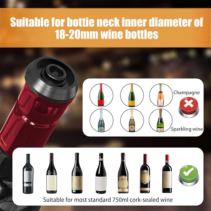 Compact Vacuum Sealer For Food, Handheld Vacuum Sealer Machine with 10 reusable vacuum seal bags(8x12inch), 4 Sealing Clip, 2 Clips for Sous Vide Cooking, 2 vacuum wine stoppers