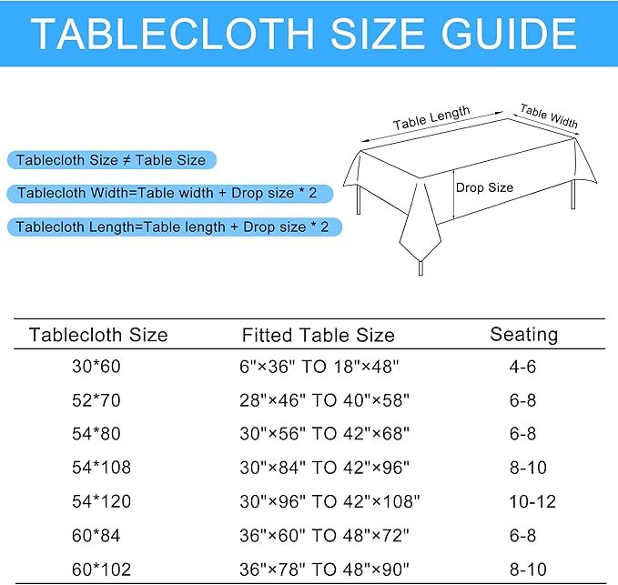 Hiasan Faux Linen Rectangle Tablecloth - Wrinkle and Stain Resistant Washable Table Cloth for Kitchen Dining Room Holiday Table Cover for Dinner, Red, 54 x 120 Inch