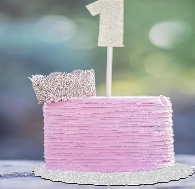 4 Pcs Cake boards, 6, 8, 10 and 12 Inch Cake Base Cardboards, Cake Circle Base for Cake Decorating, Silver