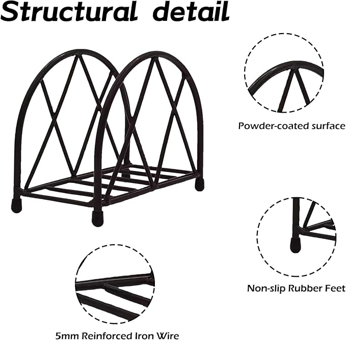 Black Napkin Holder for Table, Modern Minimalist Large Metal Napkin Holder for Home Kitchen Restaurant Cocktail Bar Décor