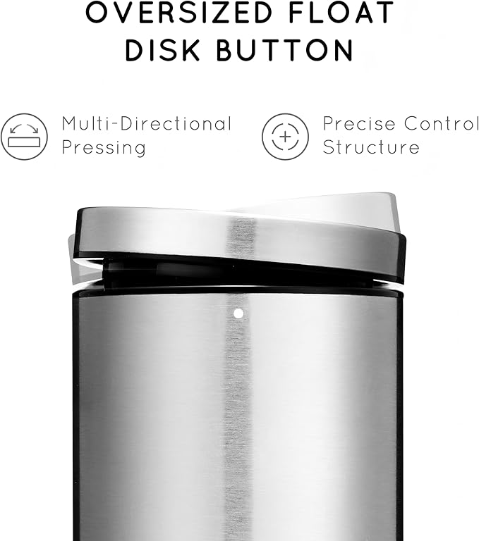 Electric Salt or Pepper Grinder Rechargeable, Automatic Salt or Pepper Grinder with Oversized Top Button, Stainless Steel Electric Salt or Pepper Shaker