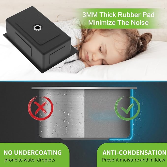 Kitchen Sink, 30x18 Inch Stainless Steel Drop In Kitchen Sink Modern Undermount Single Bowl Kitchen Sink Gift Combo-SS Grid,Silicon Mat,Drain Strainer Set Compatibility With Various Kitchen