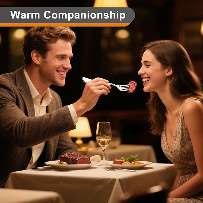 8 Pieces Dinner Forks Set,8" Forks,Food Grade Stainless Steel Dinner Fork,Fine Fork Set for Home,Kitchen,Restaurant,Mirror Polished and Dishwasher Safe