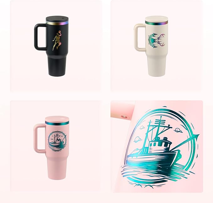 OMTech 30 oz. Tumblers with Handle & Lid, 12 Pack Tumbler Bulk with Double Wall Vacuum Insulation, Food-Grade Stainless Steel Insulated Coffee Mug, Sweatproof Travel Mug for Hot Cold Drinks, Pink