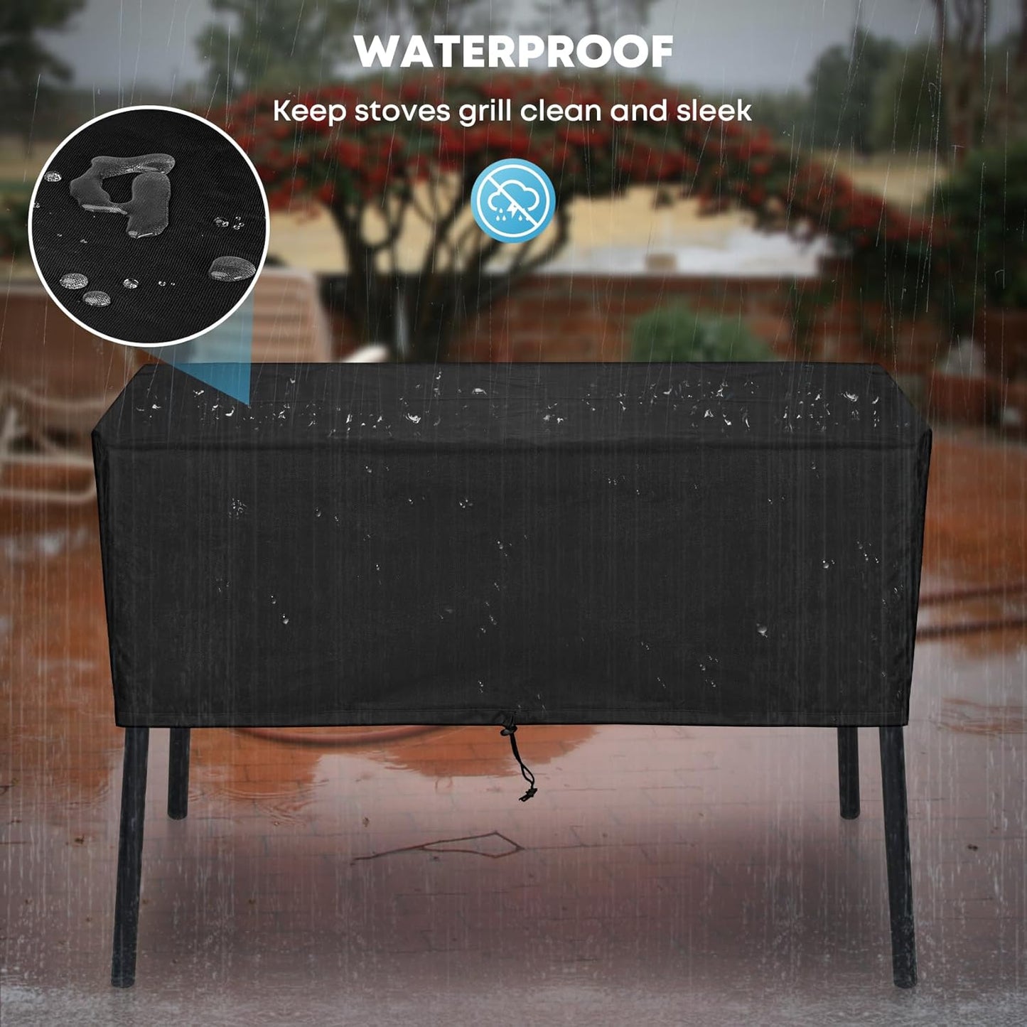 Stanbroil Patio Cover for Camp Chef 3 Burners Stove, Outdoor Stove Cover for 14''x 41'' Camp Stove, Fit TB90LW, TB90LWG, TB90LWG15, DB90D, SPG90B