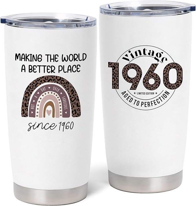 65th Birthday Gifts for Women, 1960 Birthday Gifts, 65 Years Old Birthday Gifts, Best 65th Ever Birthday Gifts, Birthday Gifts for Her Turning 65, Funny 65th Birthday Gifts Ideas 20 oz Tumbler