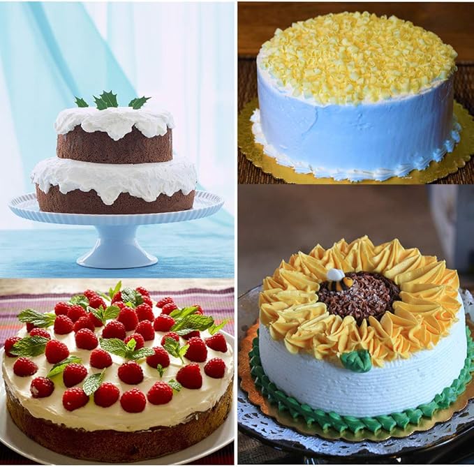 6-Inch Silicone Round Cake Pan Baking Mold, Baking Mold DIY Rainbow Cakes, Non-Stick Silicone, Pack of 4