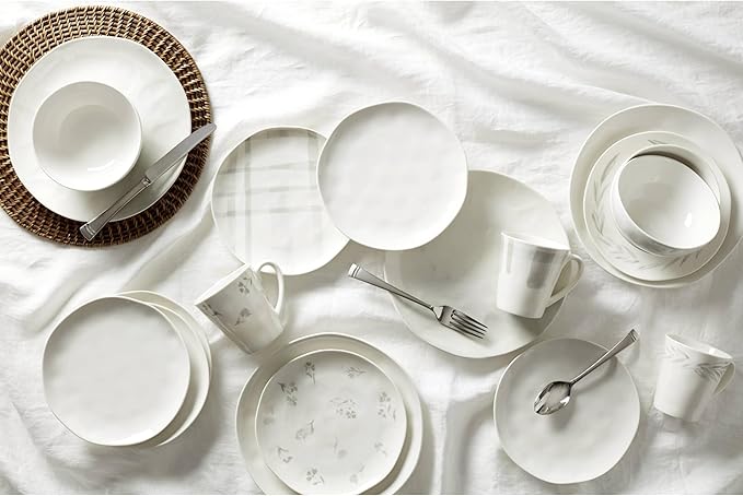 Lenox, White Bay Colors 4Pc Accent Plates, 3.90 LB