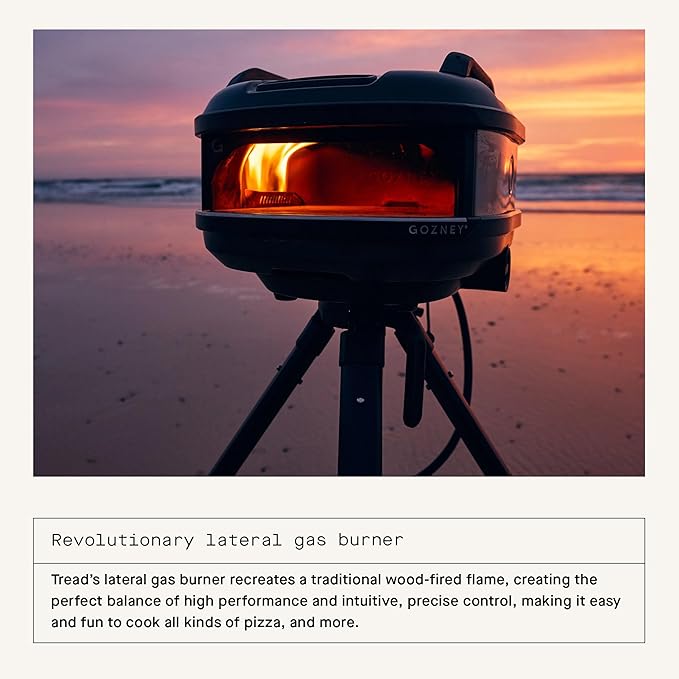 Gozney Tread Portable Pizza Oven, Off Black, Propane Gas, makes 12" pizza
