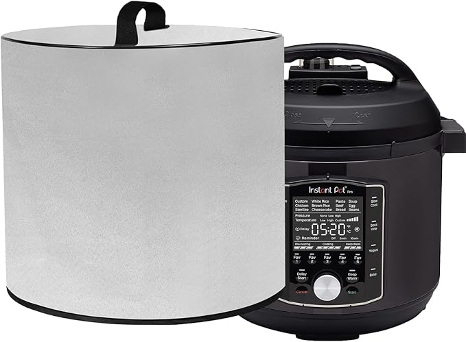 Dust Cover with 8 Quart Instant Pot, Heavy Duty Waterproof Dust Pressure Cooker Cover Case for Instant Pot Duo 8QT 7-in-1 Electric Pressure Cooker/InstantPot Pro/Duo Plus 8 QT 10-in-1 SlowCooker