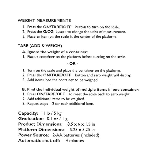 San Jamar Escali Digital Kitchen Scale, 11 lb Capacity, Tare Function, Precise Readout, Compact 8.5" x 6", Metallic Plastic (Model SCDG11M)