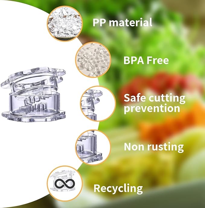 Garlic Twister Kitchen Tool – Manual Garlic Crusher & Ginger Grinder, Nut Chopper, Chili Pepper Mincer, Clear Acrylic Kitchen Utensil for Food Prep – BPA-Free, Easy to Use, Handheld Design