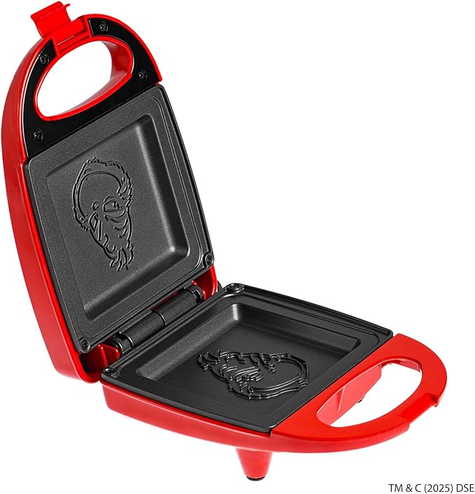 Uncanny Brands Dr. Seuss The Grinch Single Sandwich Maker - Dr. Seuss Kitchen Appliance