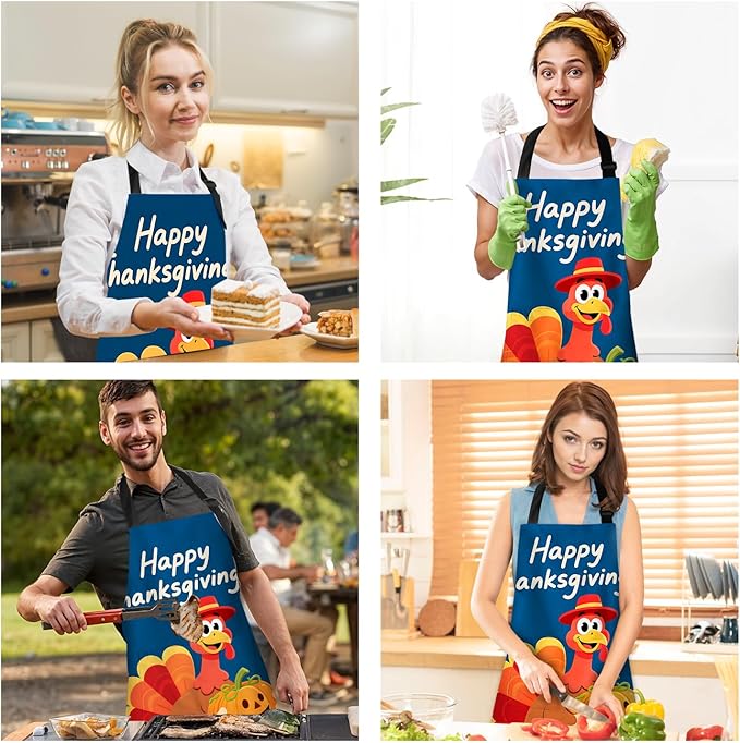Halloween Apron Home Kitchen Cooking Baking Gardening for Women Men with Pockets waterproof 32x28 inch