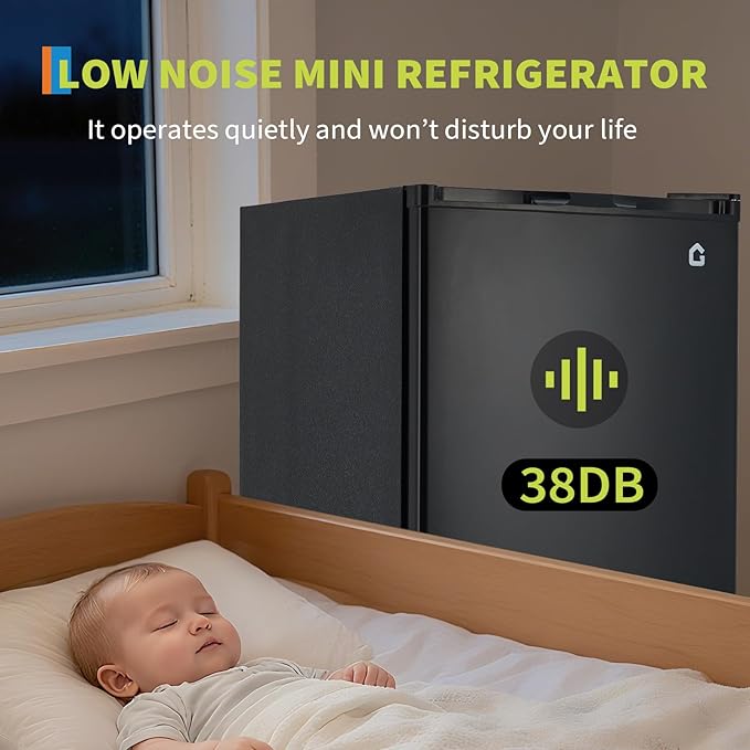 4.5 Cu. Ft. Compact Refrigerator | Single Door Mini Fridge with Energy-Efficient & Quiet Operation | for Dorm, Office, Bedroom, Kitchen, Bar Use with Adjustable Shelves