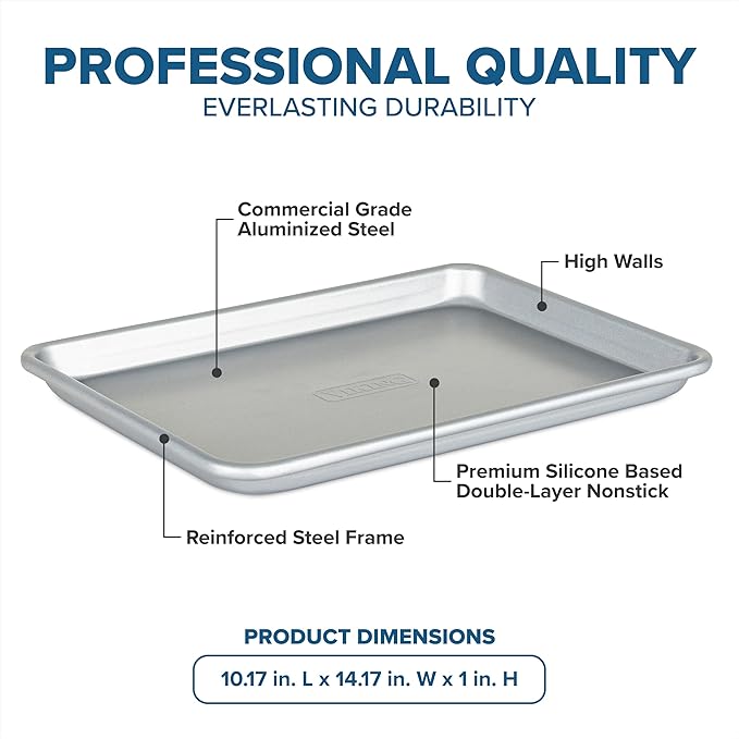 Viking Nonstick Aluminized Steel Baking Sheet, Aluminum