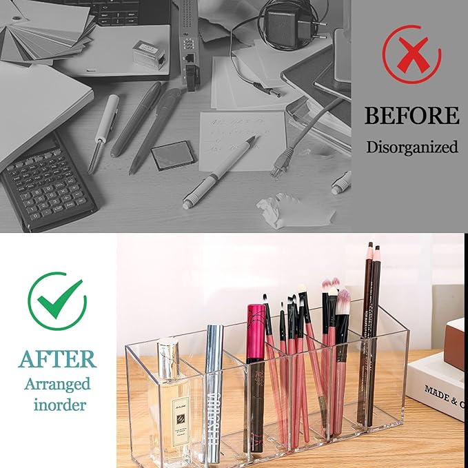 Drink Packet Organizer, Water Drink Packet Holder with Removable Divider, Water Flavor Packet Organization Container for Kitchen Organizers and Storage