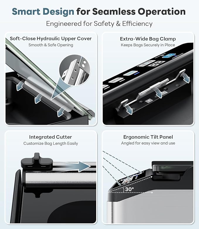 DualCore CVS101 Chamber Vacuum Sealer for Liquids & Sous Vide, 6L Dual Vacuum Zones & Extra-Wide Bag Clamp, 230W Dual-Core Dry Pump x4, Commercial-Grade Food Packaging Machine for Home Use