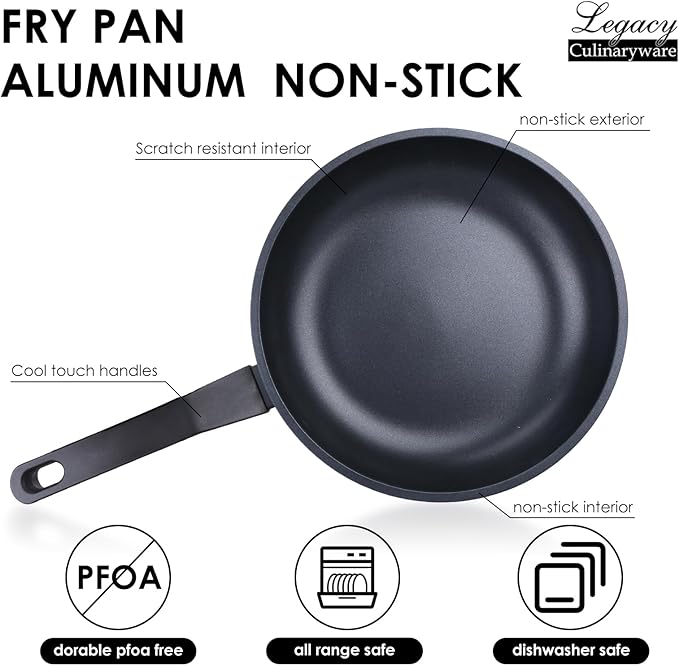 Nonstick Frying Pan Skillet,12 Inch Frying Pan Skillet,Egg pans,Omelette Pan,PFOA Free,Kitchen Pots Induction Pot