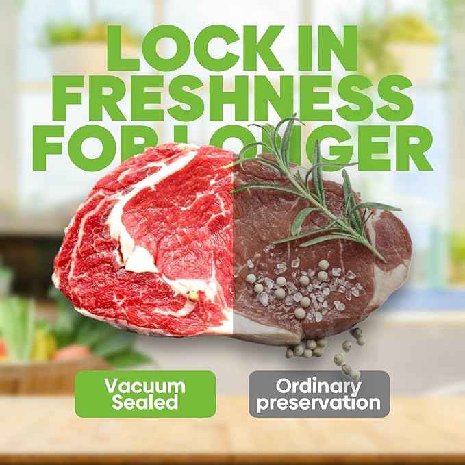 Chamber Vacuum Sealer Bags 250PCS 8"x12",Heavy Duty Pre-Cut Vacuum Chamber Pouches for Food Storage,Sous Vide or Meal Prep,BPA-Free Thick Seal a meal bag for Commercial Sealer Machine