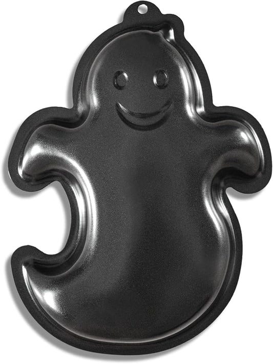 Ghost Shape Cake Pan, Aluminum Cake Pan, Black Non-Stick Cake Mould for Halloween, Birthday and other occasions Cake