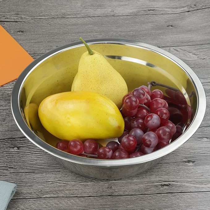 Stainless Steel Mixing Bowls/Metal Prep Bowls, Set of 4