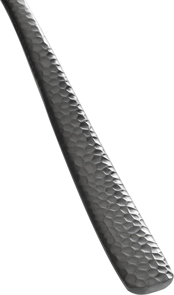 Gibson Elite Stonehenge 20-Piece Flatware Set, Service for 4 - Black w/Hammered Handle | (Pack of 4)