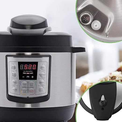 11 PCS Instant Pot Accessories for Lux 5, 6 QT, Instant Pot Replacement Parts Include Sealing Ring, Steam Release Valve, Anti-Block Shield, Valve Sealing Ring, Float Valve and Gasket