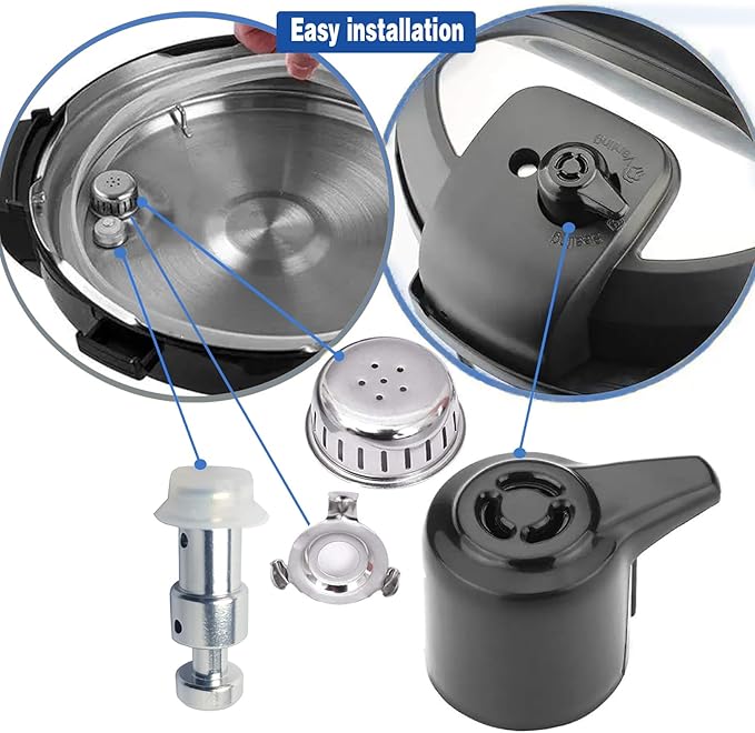 12 Pcs Instant Pot Steam Release Valve Original Instant Pot Parts Replacement with 8 Silicone Caps, Steam Release Handle for IP Duo 3, 5, 6, 8 Qt, Duo Plus 3, 6 Quart InstaPot parts