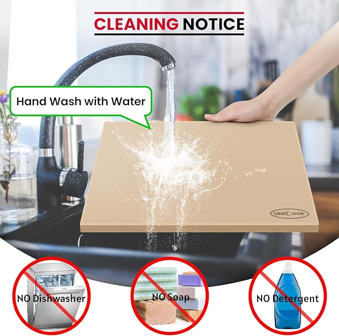 Unicook Large Rectangular Pizza Stone for Oven and Grill 20" x 16" x 0.6", Thermal Shock Resistant Cordierite Baking Stone, Ideal for Baking Crispy Pizzas, Bread and Cookies, Dough Cutter Included