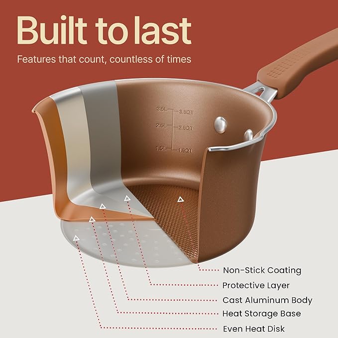 Pots and Pans Set, 23-Piece Non Stick Cookware & Bakeware Sets with Plaid Pattern, Stackable Design, Dishwasher Safe, Stain-resistant, Oven & All-Stove Safe, Tempered Glass Lid, Golden