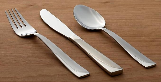 Oneida H025074A Madeline 74 Piece Everyday Flatware Set, Service For 12