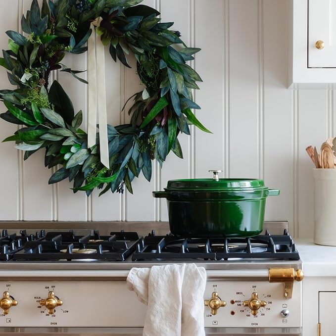 Staub Cast Iron Cocotte Made in France, 4-qt, Basil