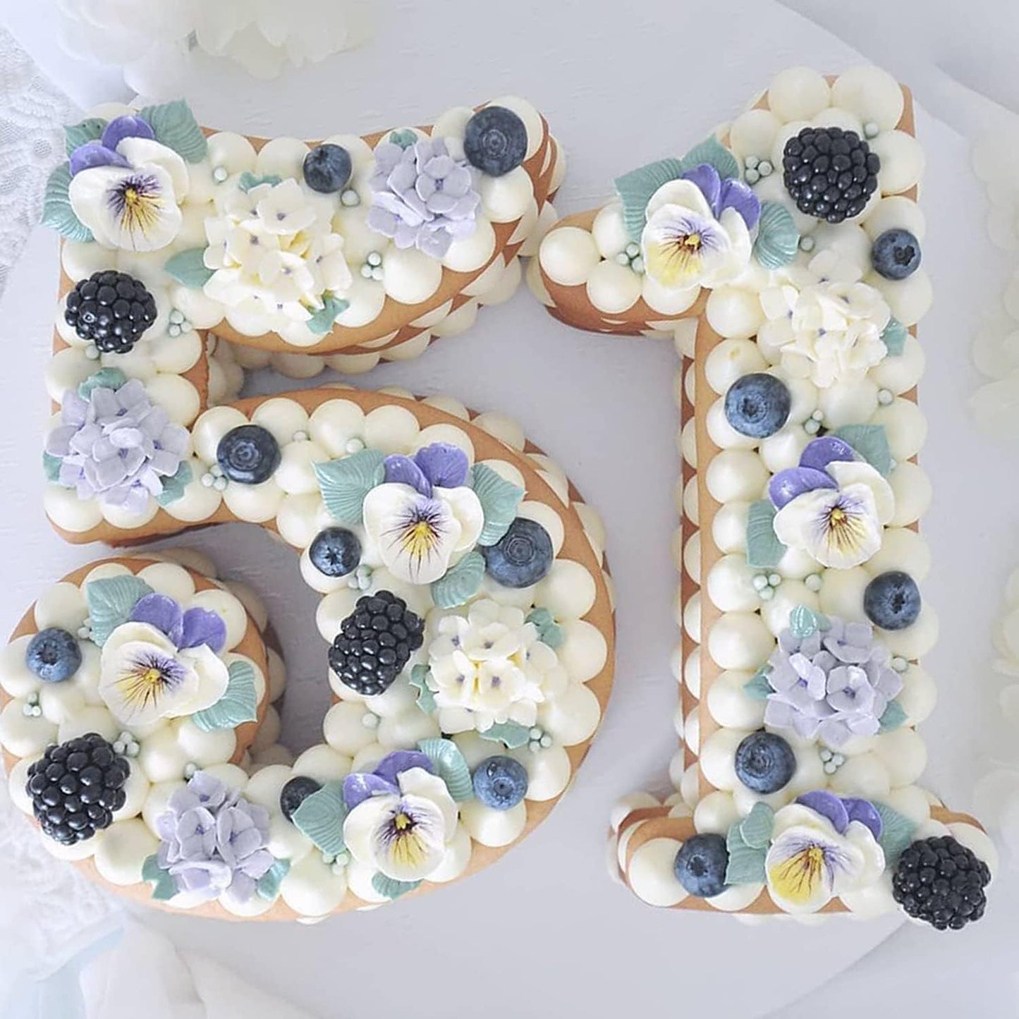 Ducodocu 3D Silicone Cake Pans Large Number Cake Mould Novelty Cake Tins DIY Baking Mold for Birthday Wedding Anniversary 10 inch Number of 6