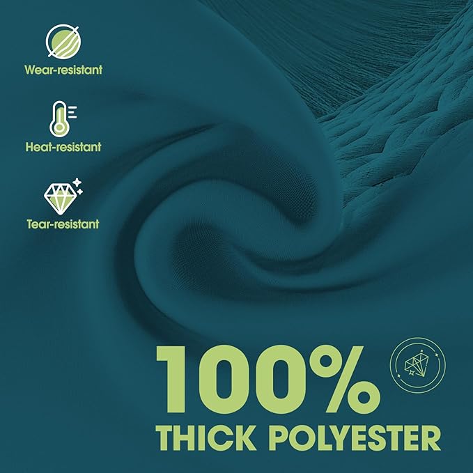 Pureegg Rectangle Table Cloth 60" x 84" – Durable Polyester Tablecloth Offers Reusable & Washable Protection, Ideal for Outdoor Party, Picnic, Wedding, Banquet and Birthday, Caribbean