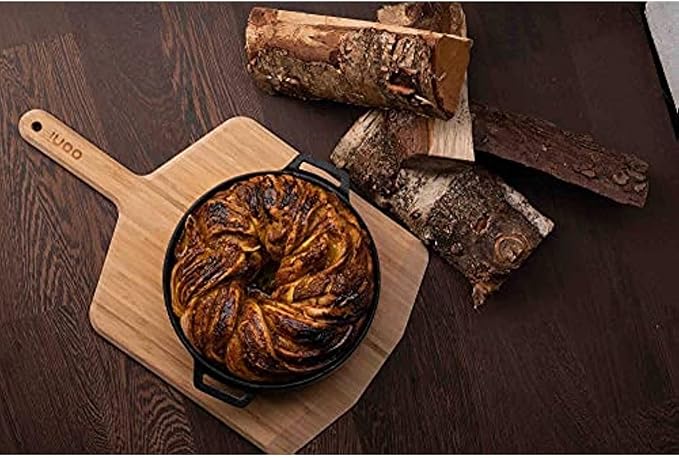 ooni 14" Pizza Peel Turning Peel 14" Bamboo Serving Pizza Peel - Essesntial Pizza Oven Accessories Bundle