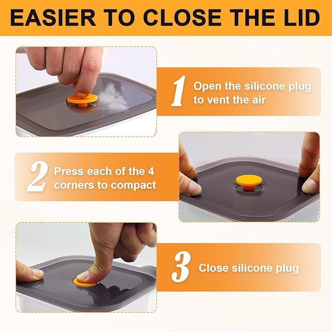 YUPER Stainless Steel Food Containers, Meal Prep Container, Bacon Cheese Container for Refrigerator, Stainless Steel Containers with Lids Fruit Lunch Storage, 2 Pack (84+125OZ)