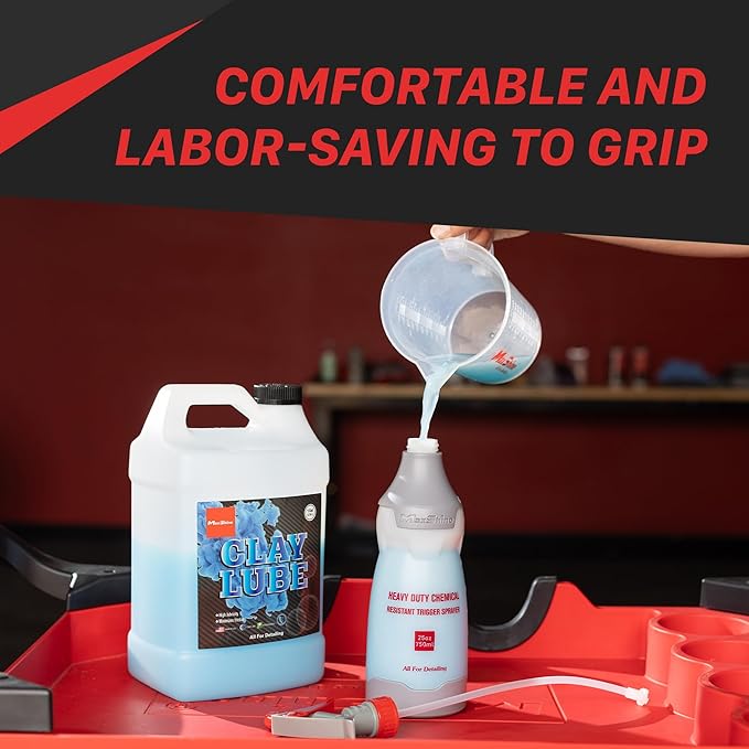 Maxshine Universal Measuring Cup 1000ml – Transparent, Chemical-Resistant Polypropylene – High-Accuracy Markings, Easy-Grip Handle – Durable & Reusable for Car Detailing Use